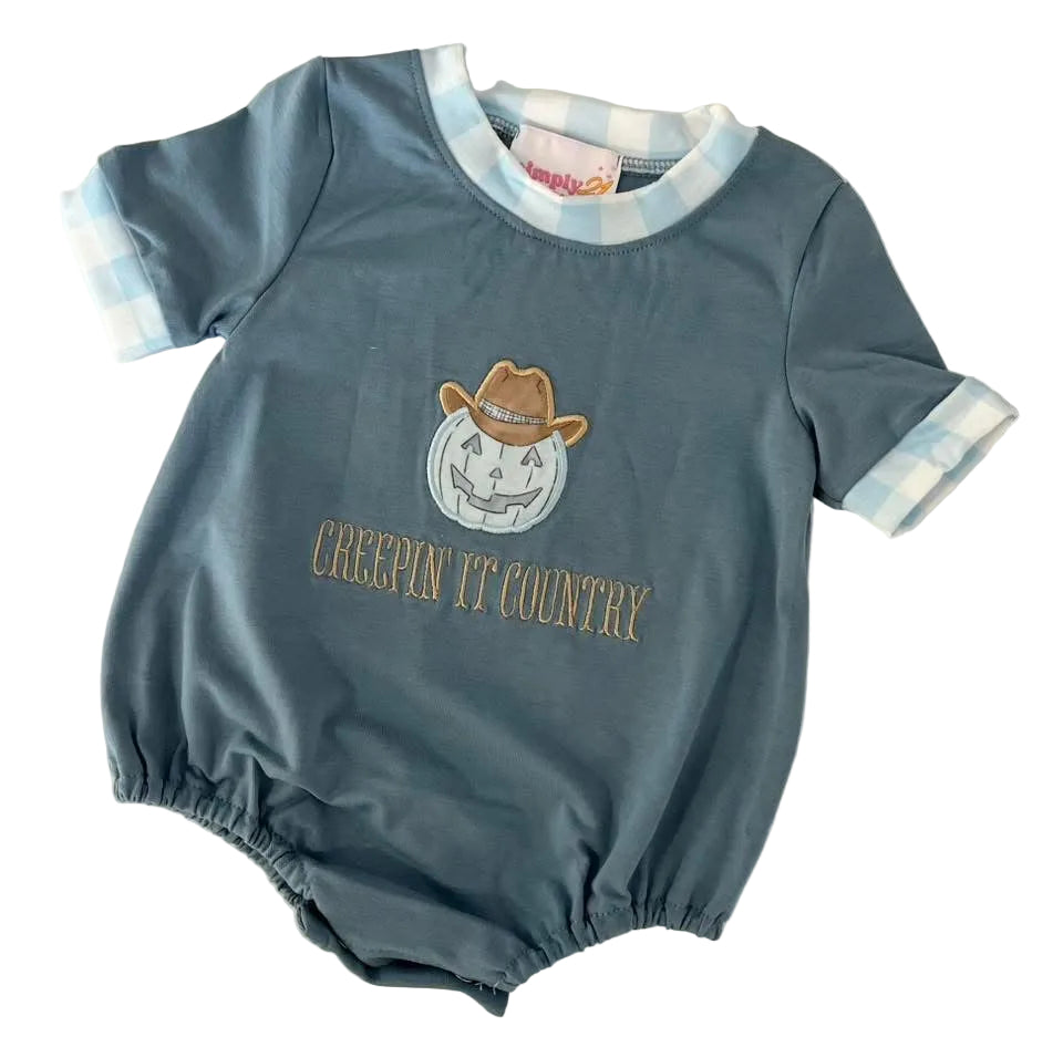 Creepin It Country Boy Romper