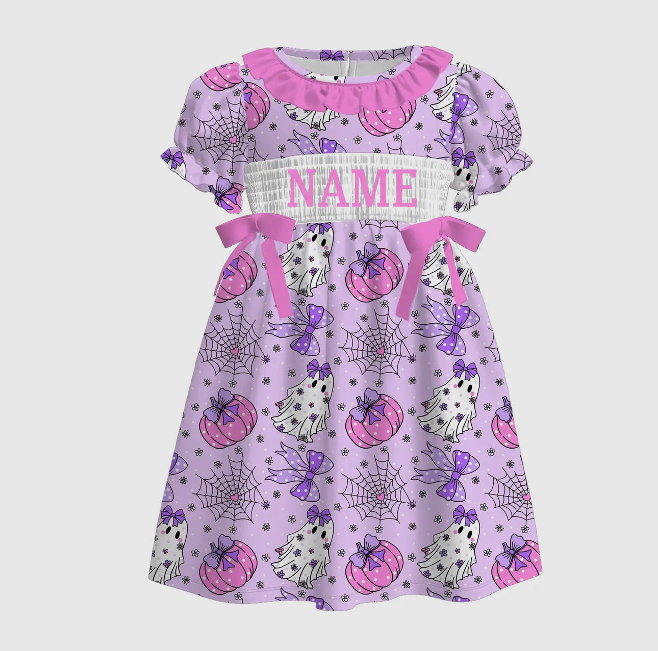 Purple Spider Web Custom Dress