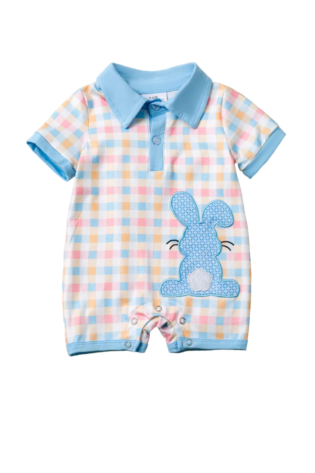 Pastel Bunny Boy Romper