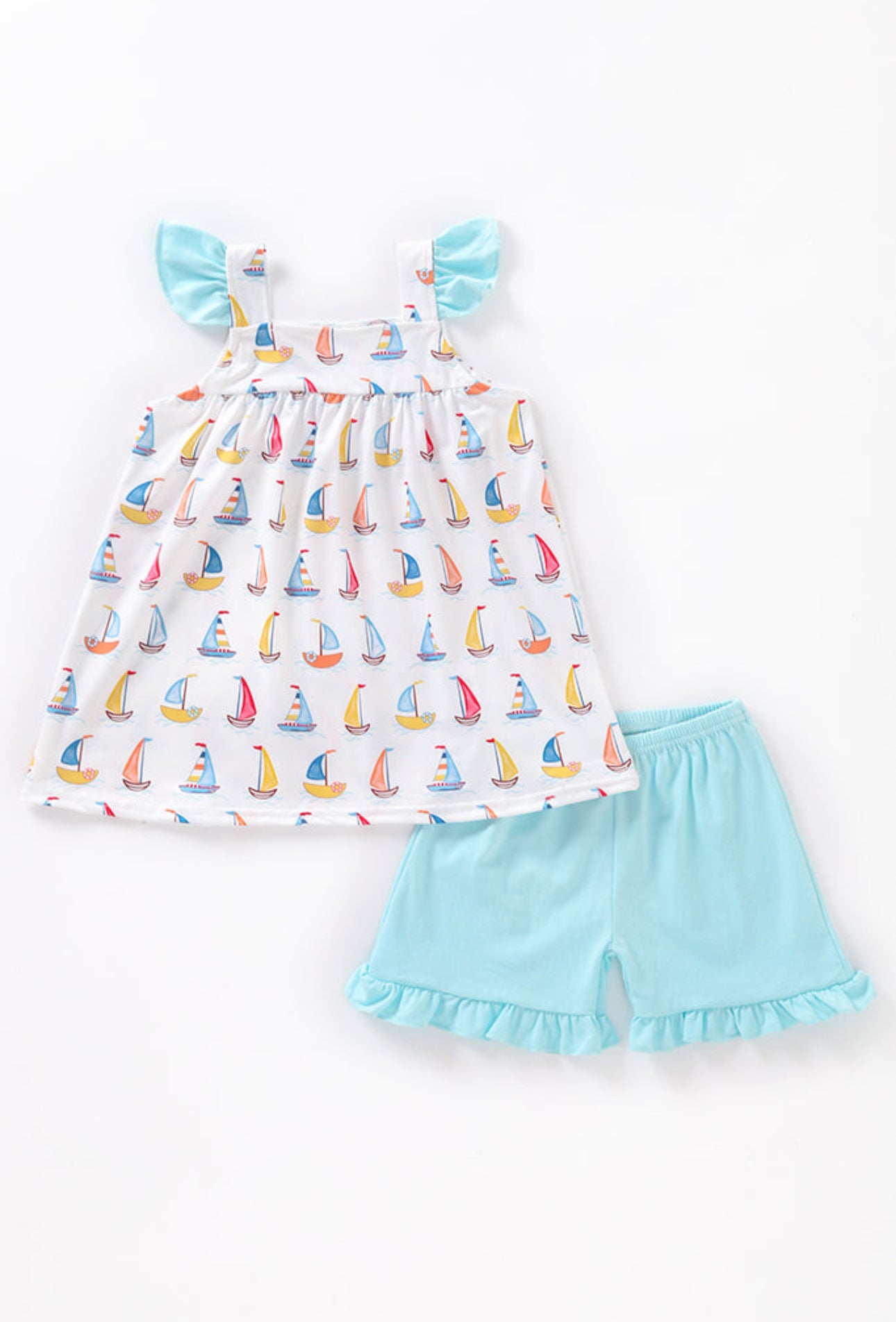 Sailboat Ruffle Set
