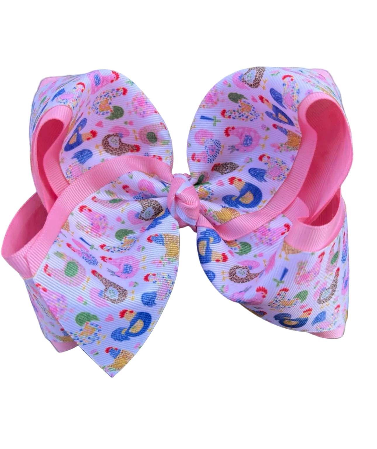 Pink Chicken Bow