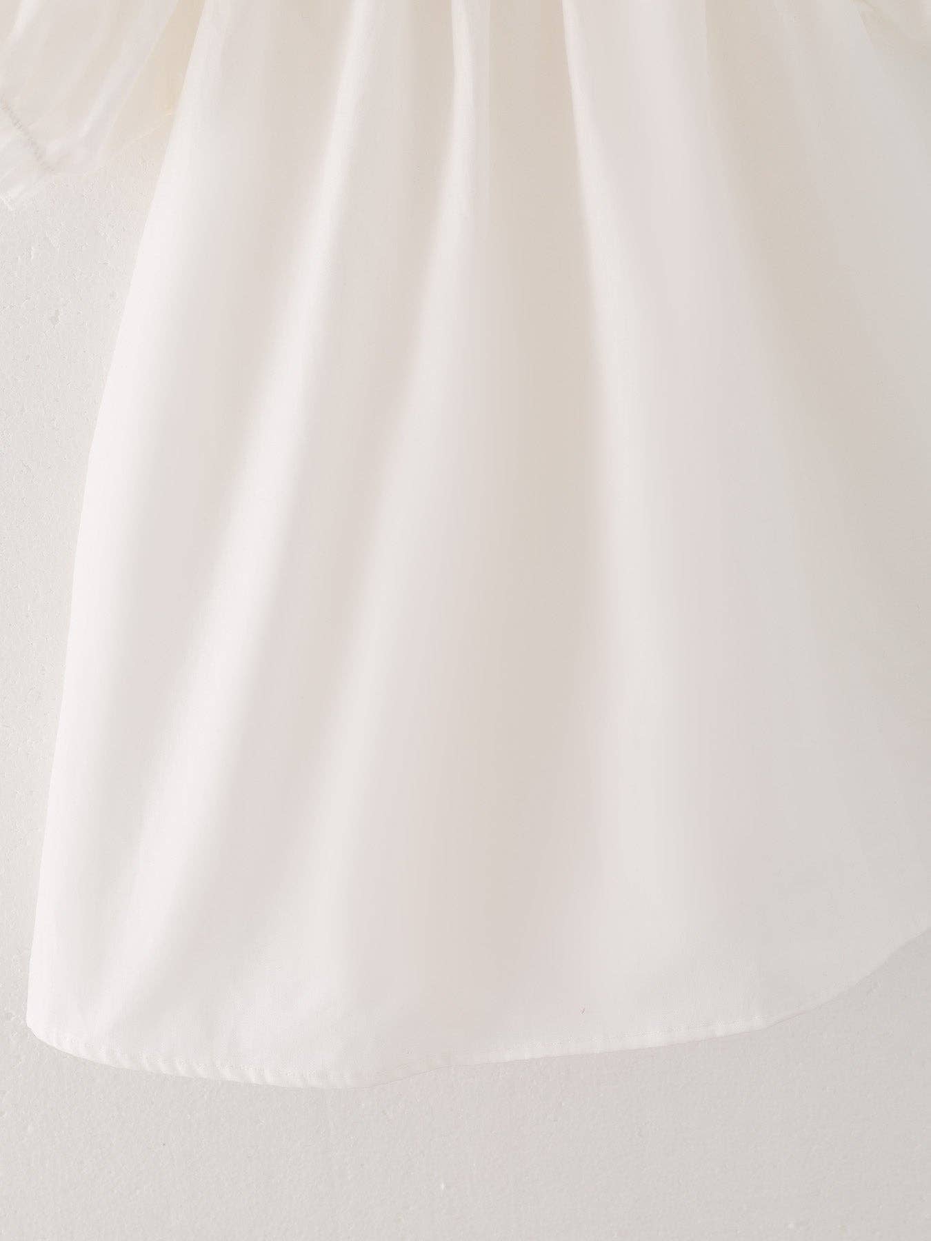 White Smocking Cross Dress