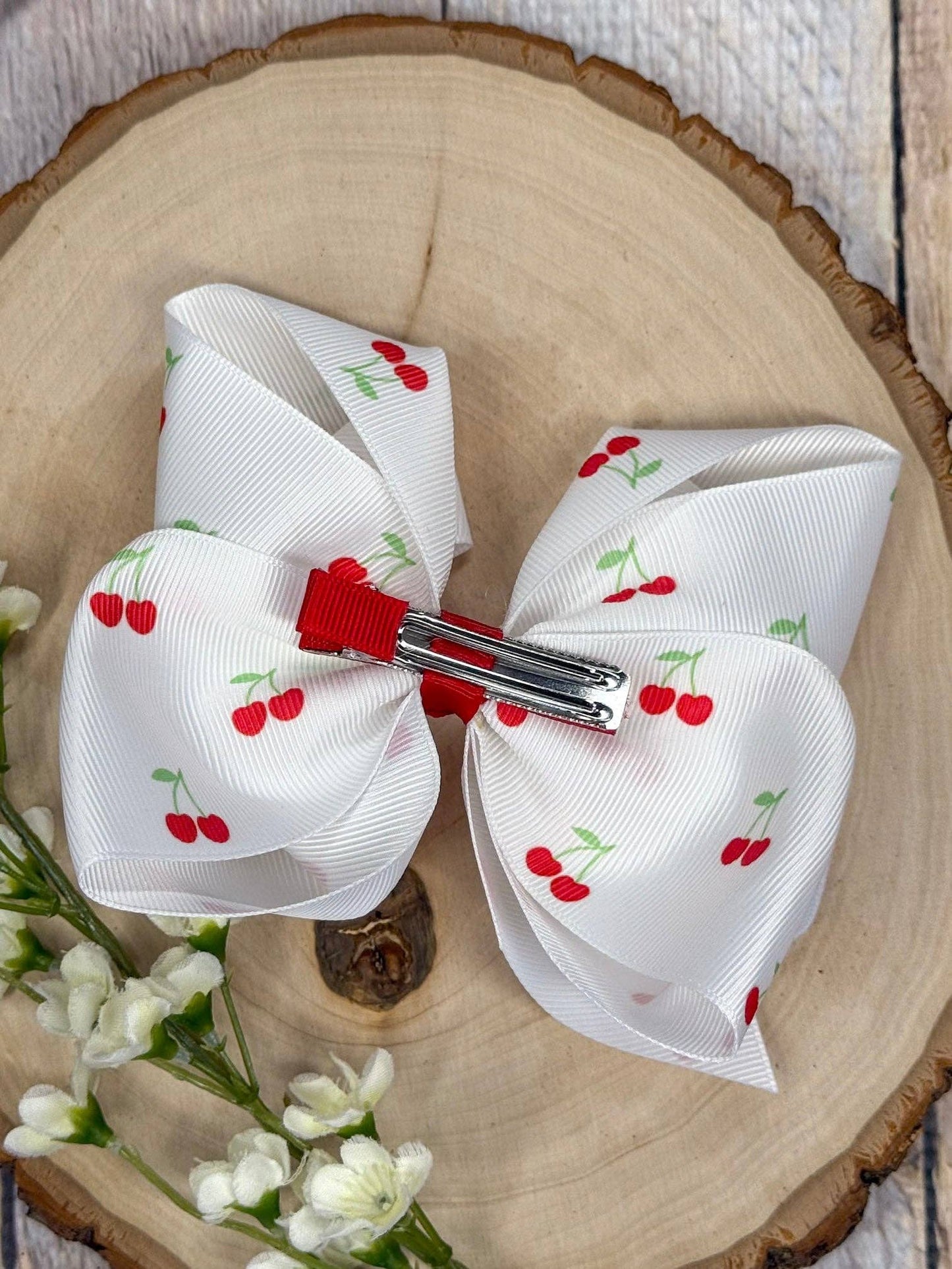 Cherry Dreams Classic Hair Bow
