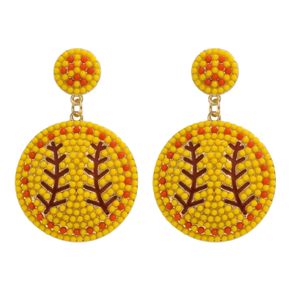 Softball Earrings