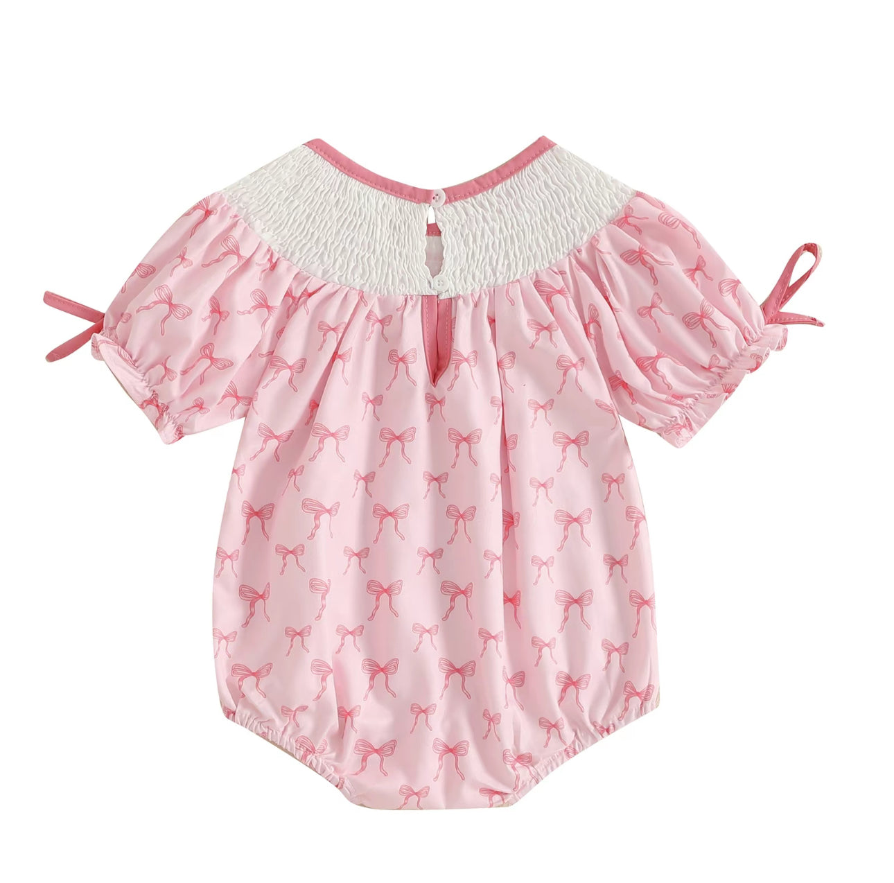 Daddy’s Girl Smocked Bow Bubble