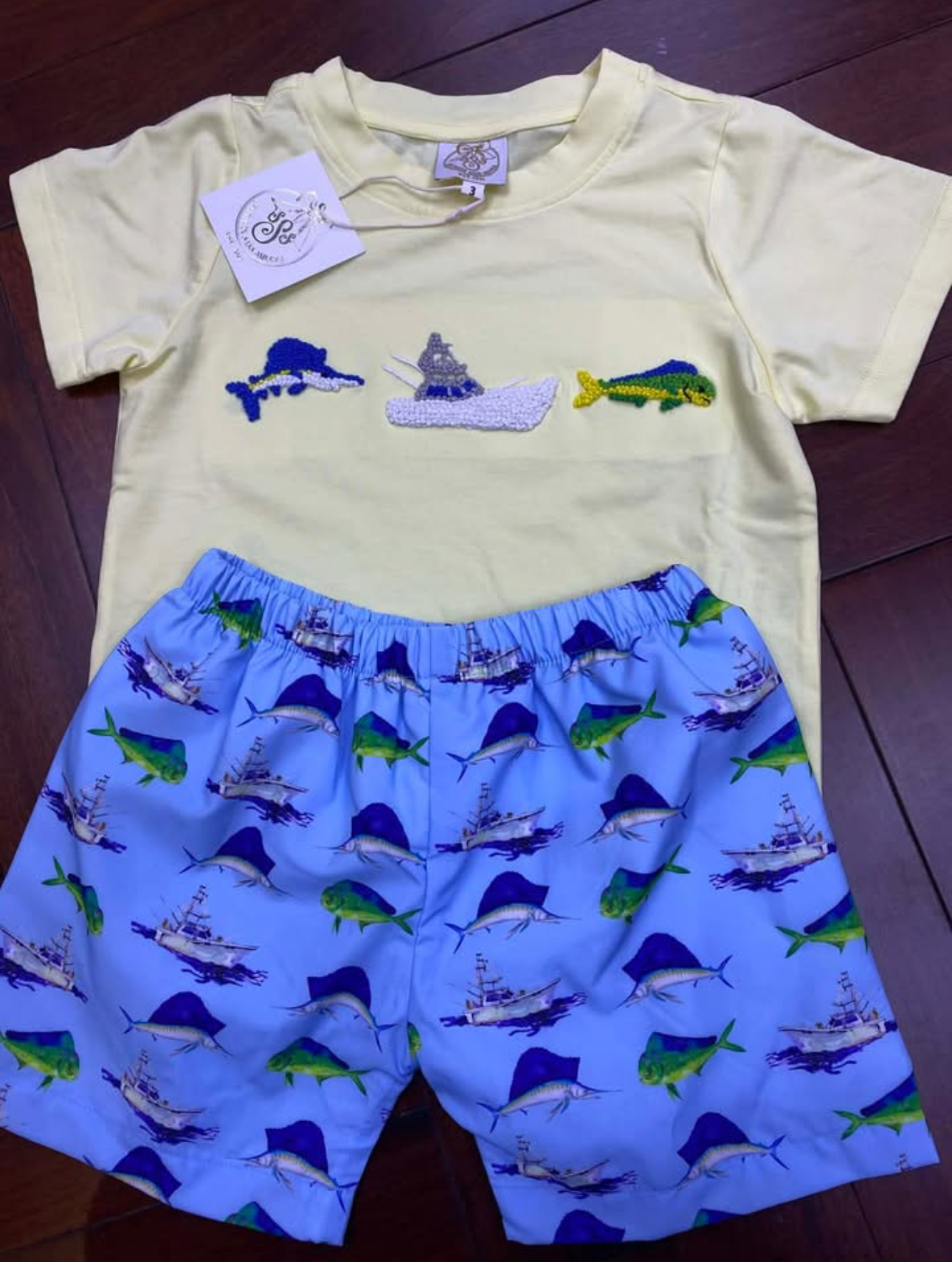 French Knot Fish Set