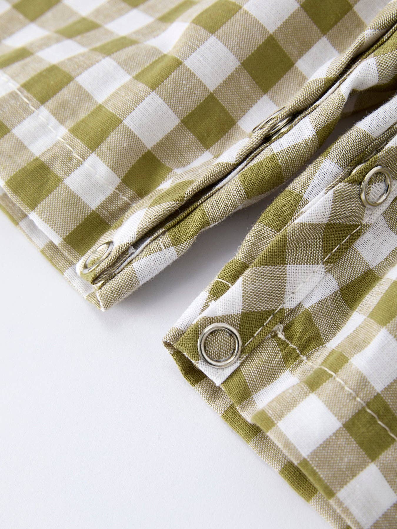 Green Plaid Fish Smocked JonJon