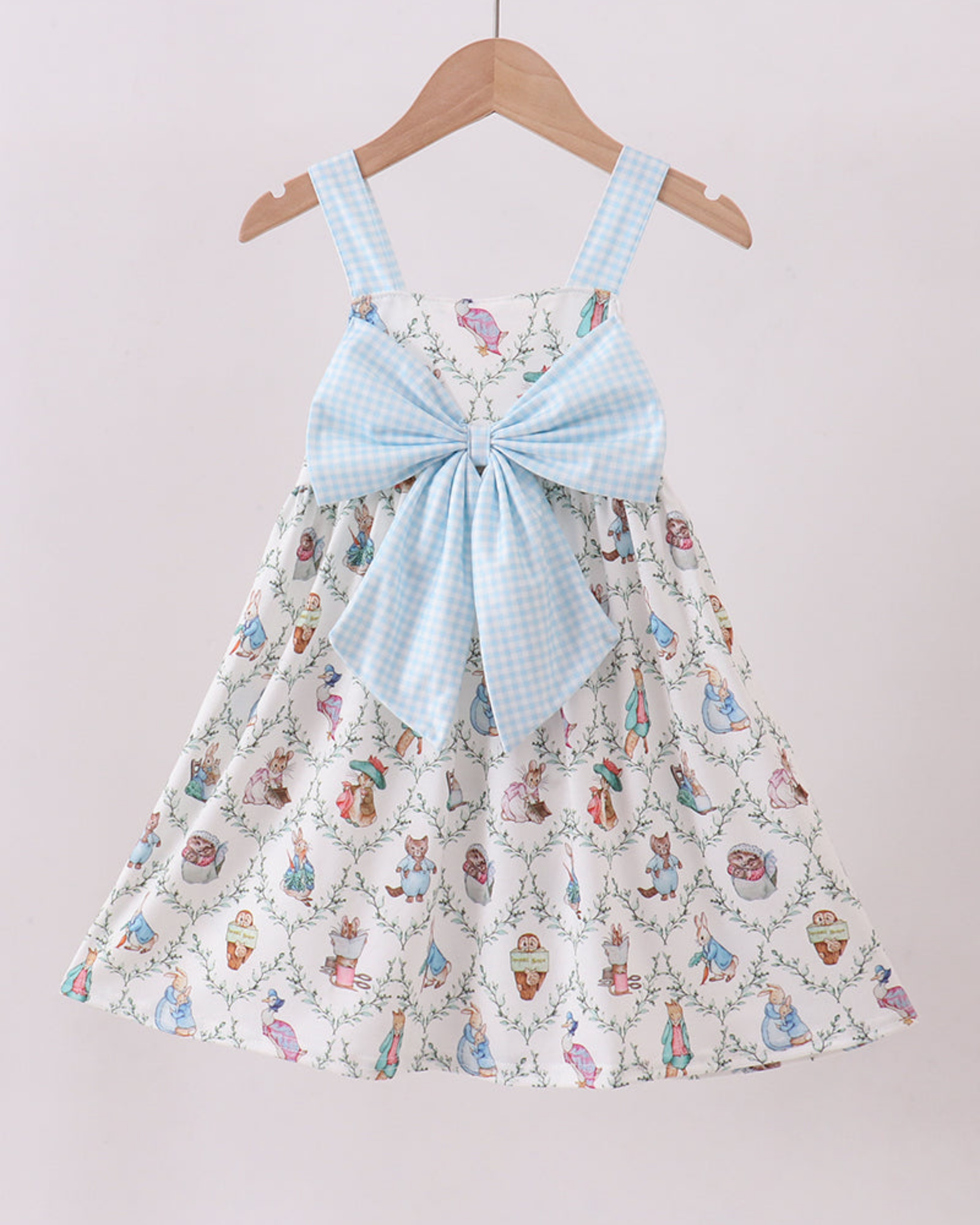 Blue Bunny Bow Dress