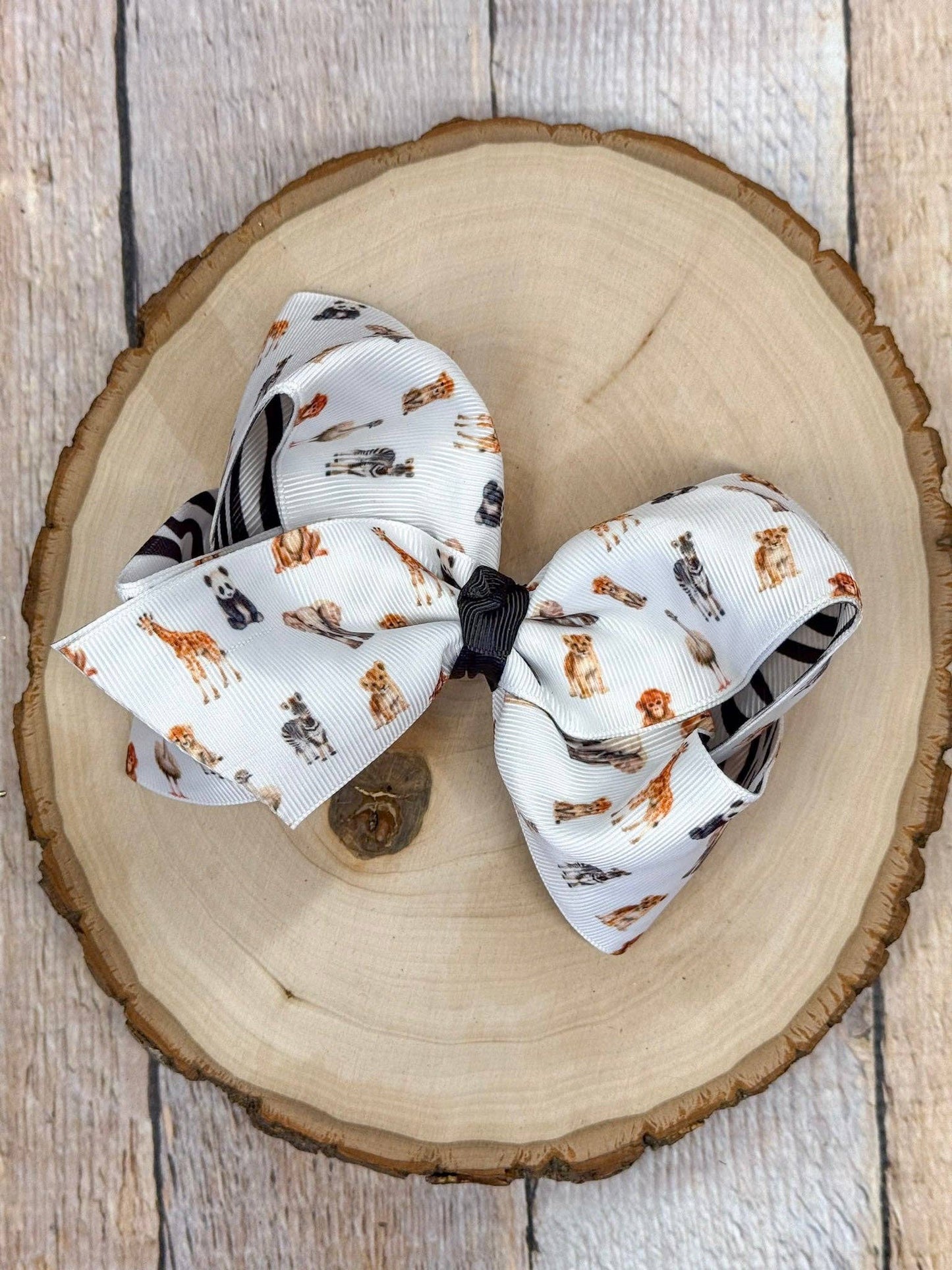 Safari Zoo Hair Bow