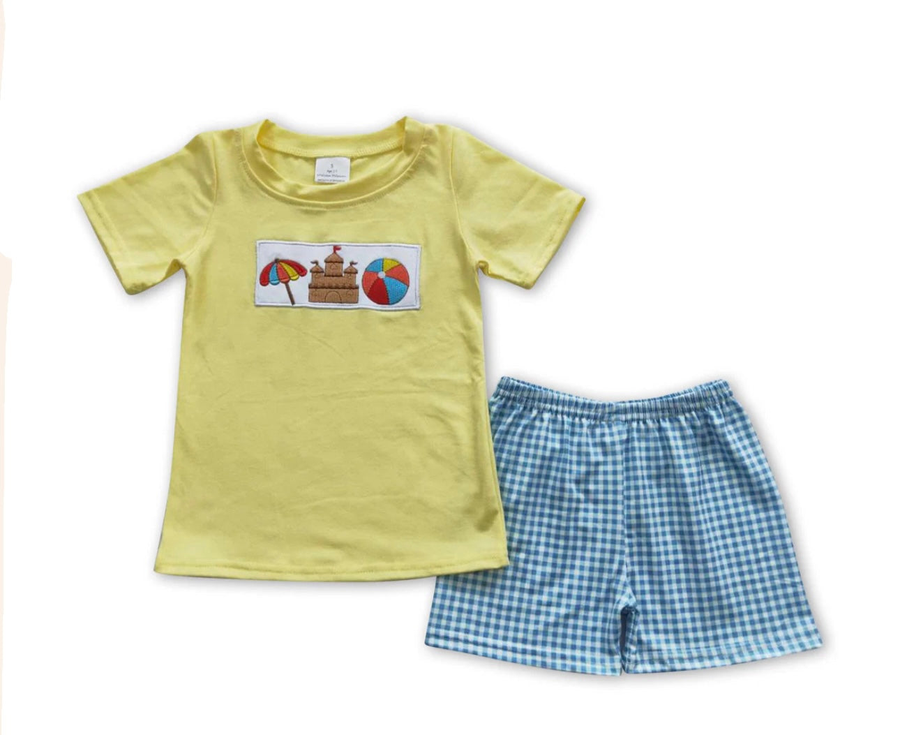 Beach Castle Yellow Boy Set