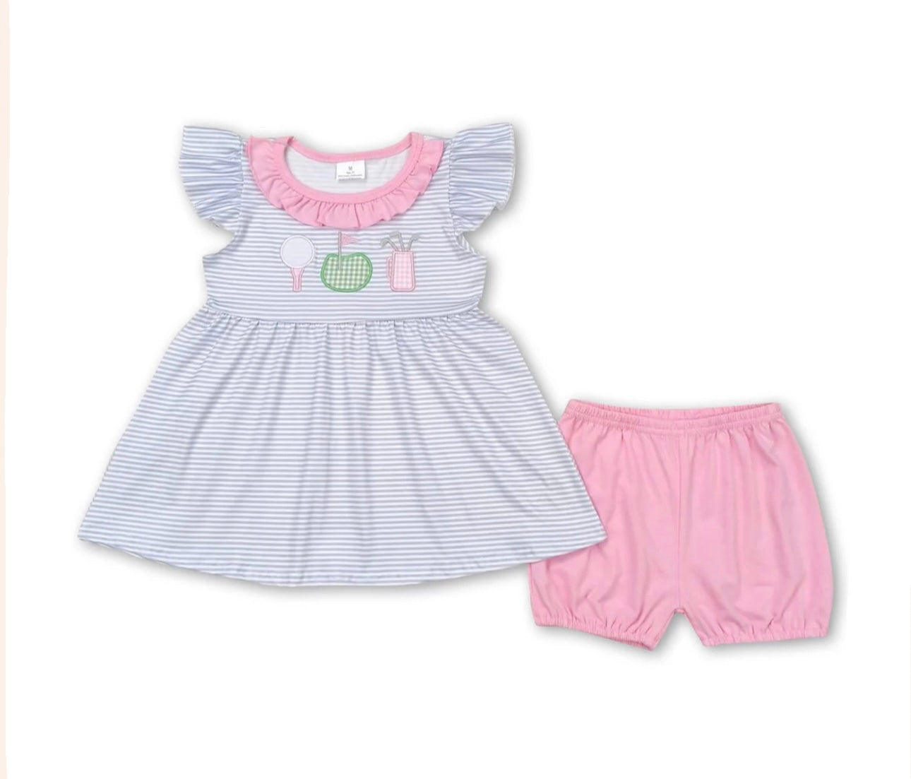 Flutter Sleeve Golf Girl Set