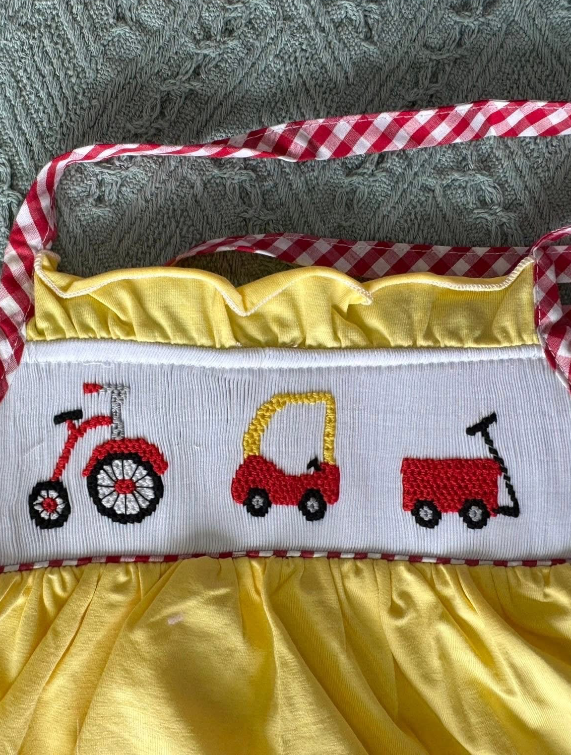 Red Toy Girl Bloomer Set