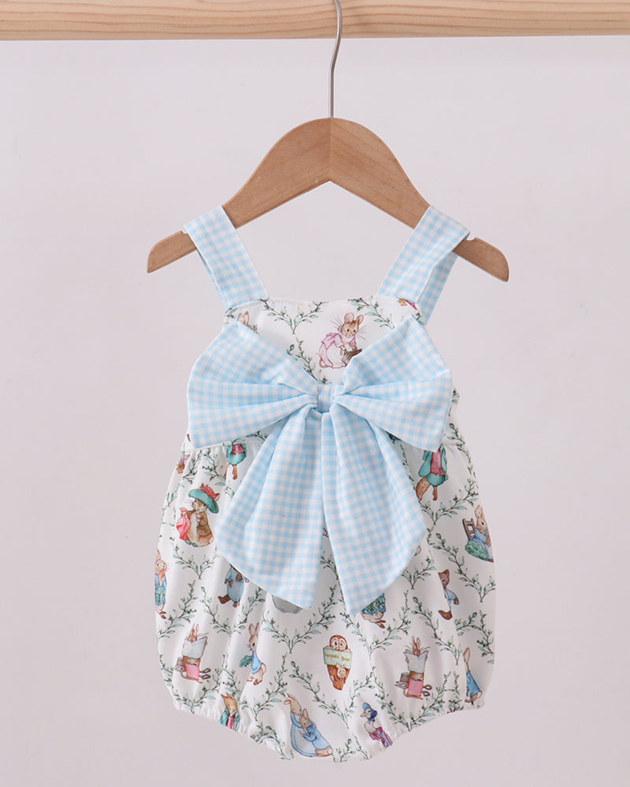 Blue Bunny Bow Bubble