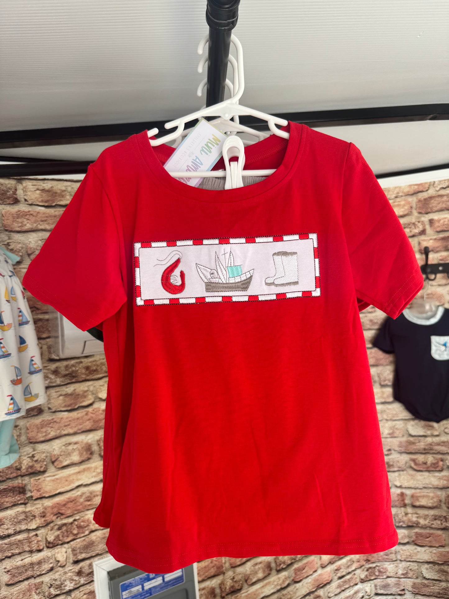 Red Shrimp Boat Set