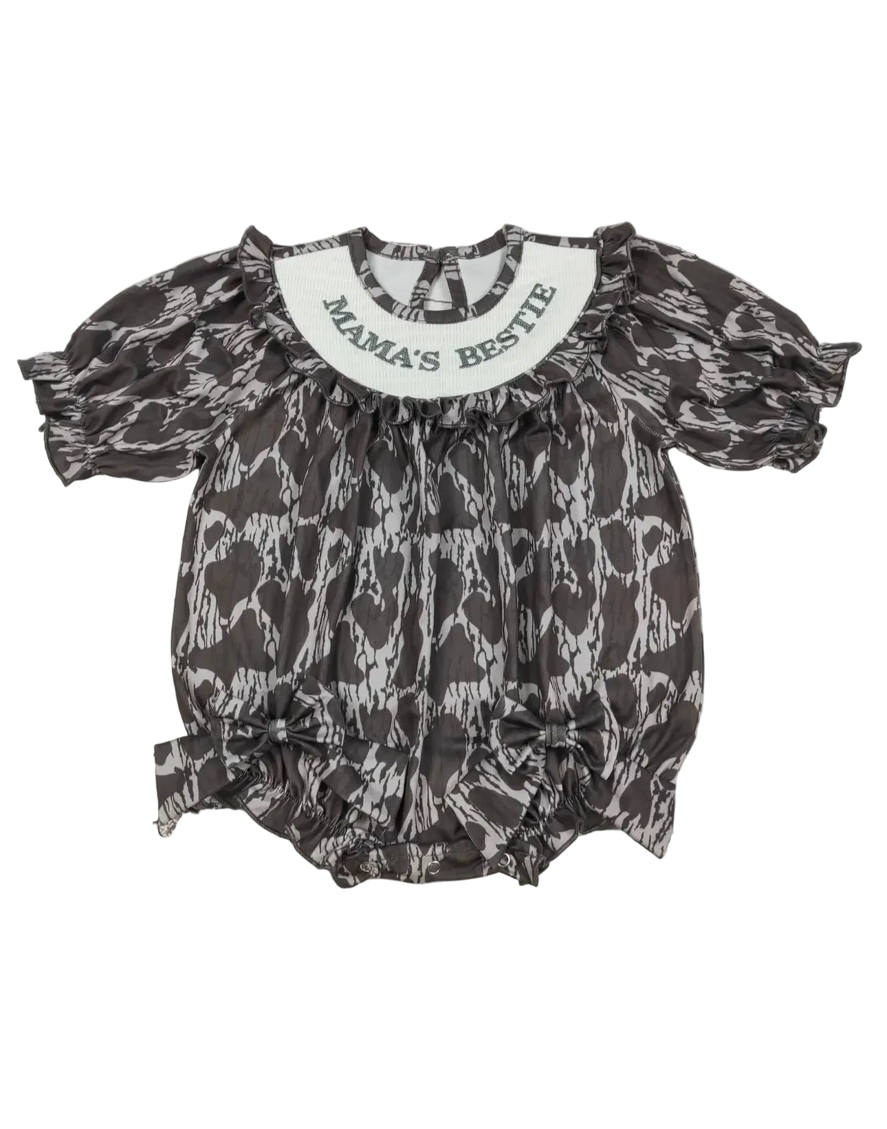 Mamas Bestie Camo Smock