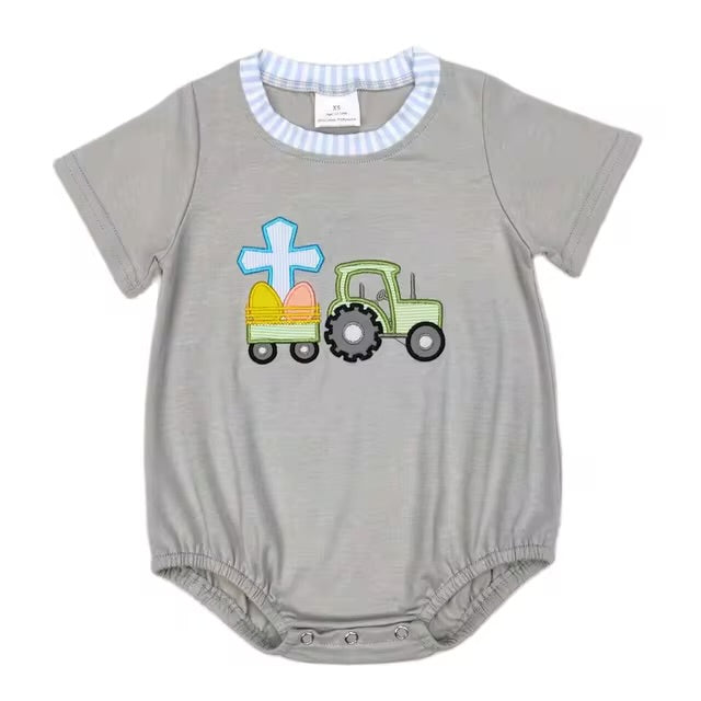 Easter Tractor Romper