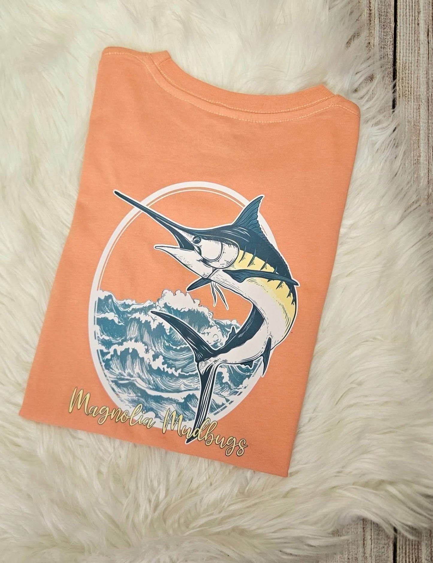 Marlin Peach Tee