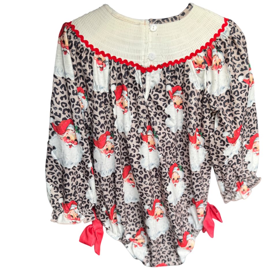 Believe Smocked Santa Bubble