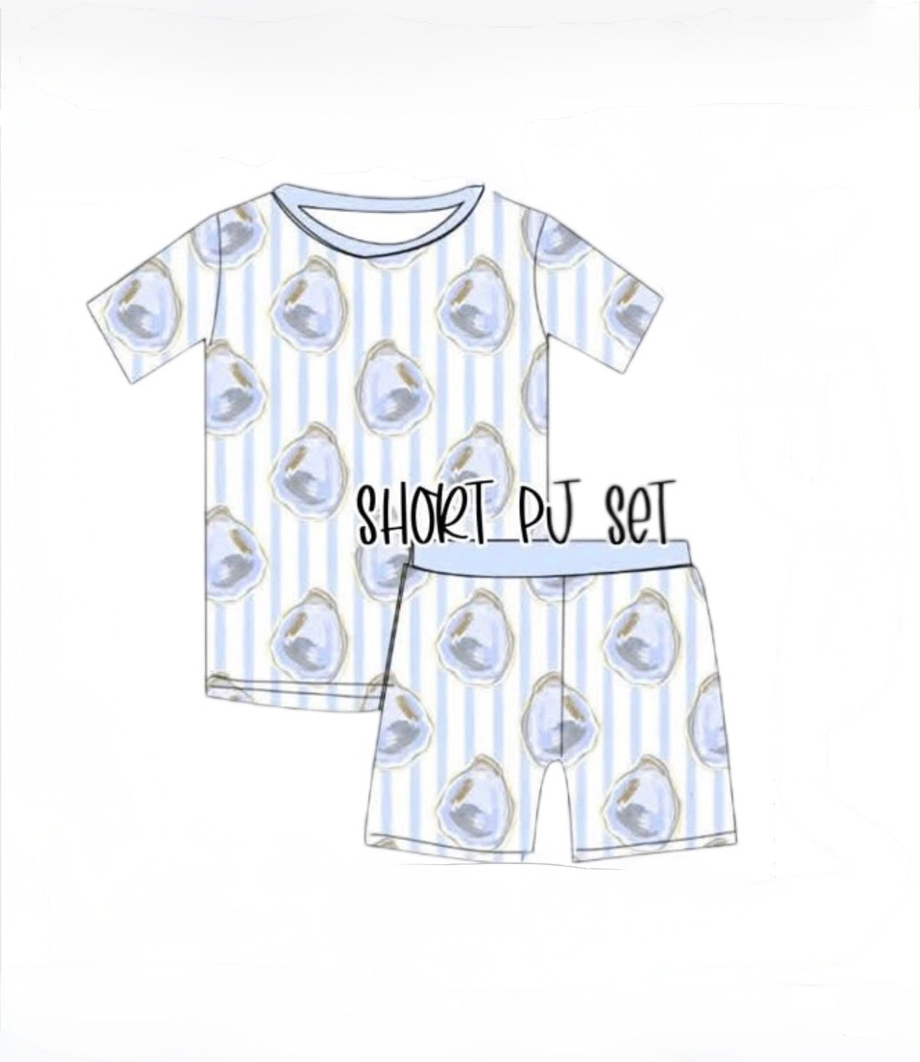 Oyster Bamboo Short Set