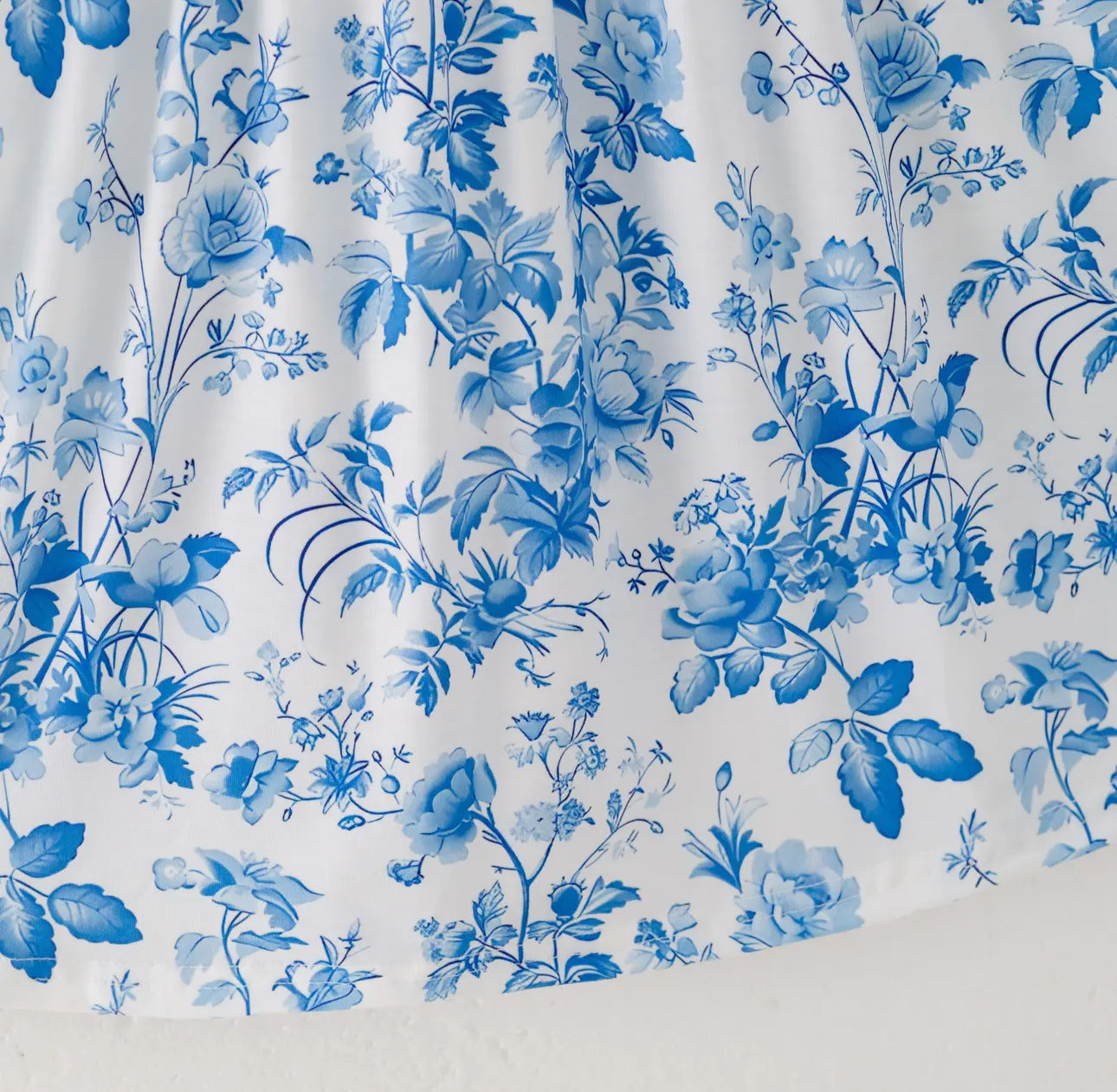 Blue Floral Custom Dress