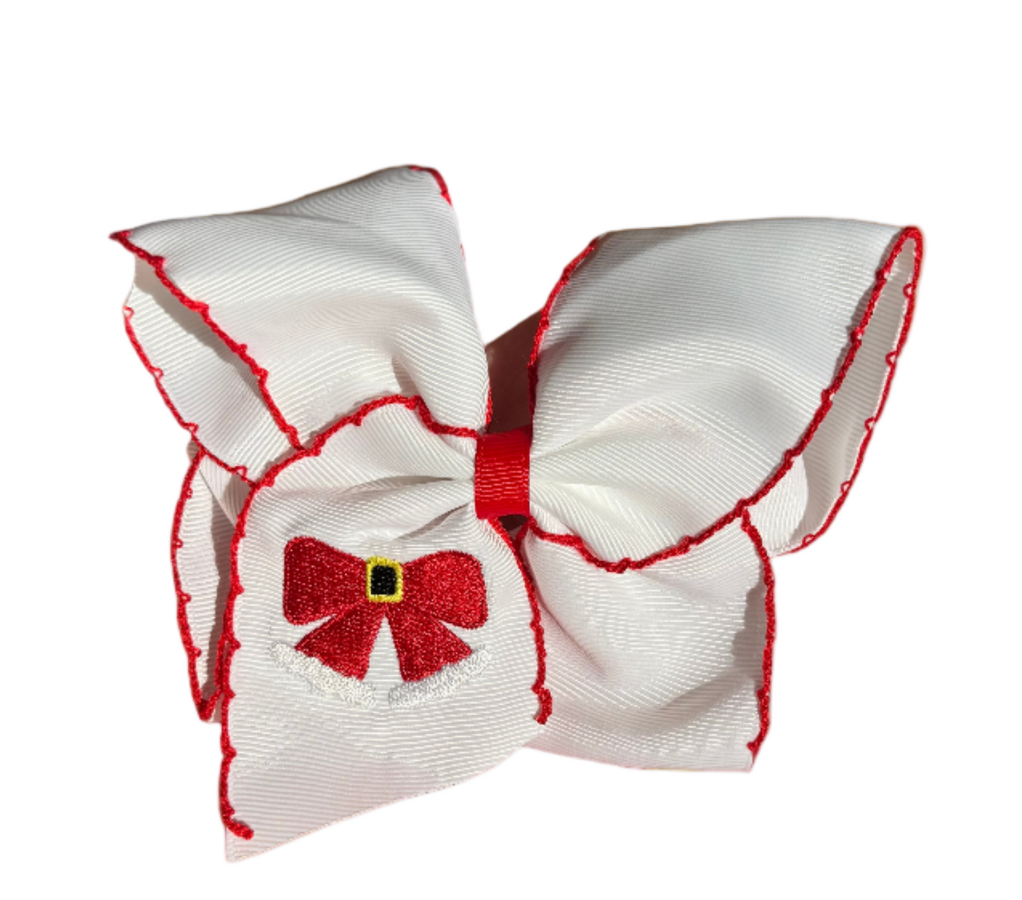 Santa Bow Moon Stitch