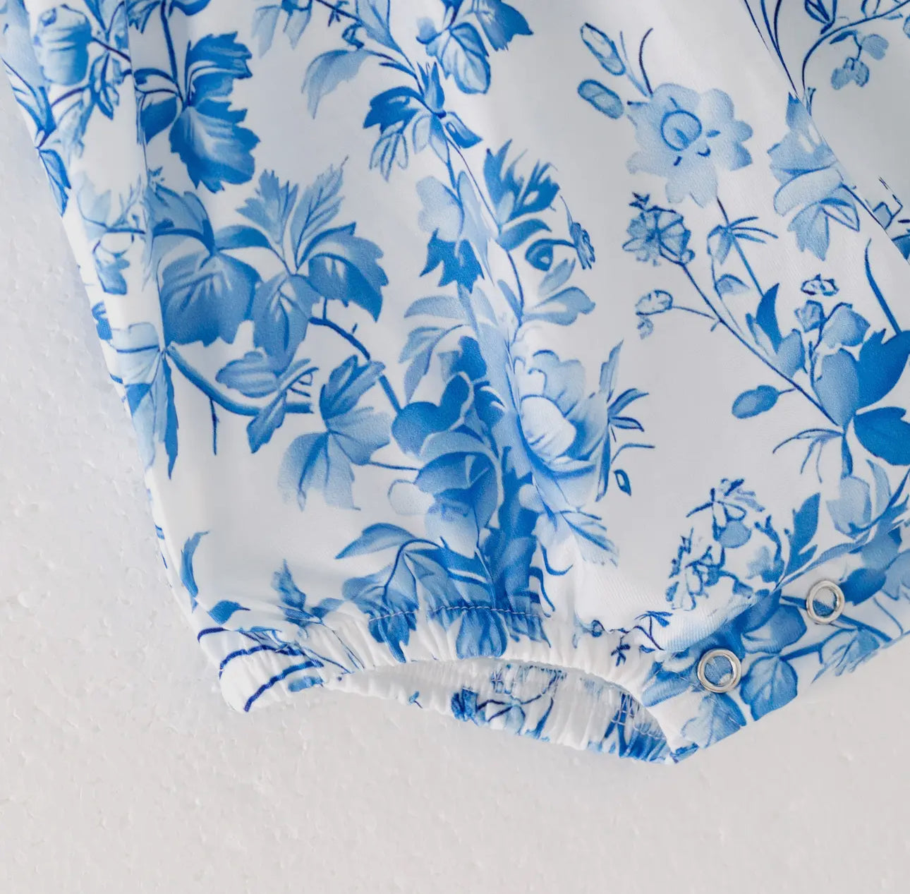 Blue Floral Custom Bubble