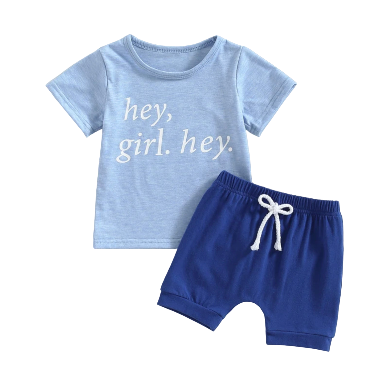 Hey Girl Hey Shorts Set