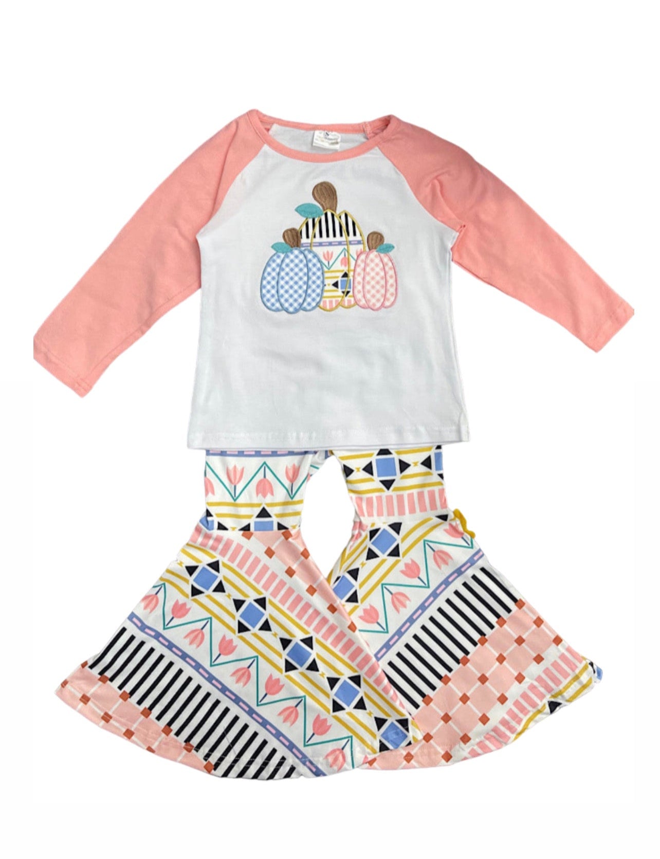 Aztec Pumpkin Bell Bottom Set