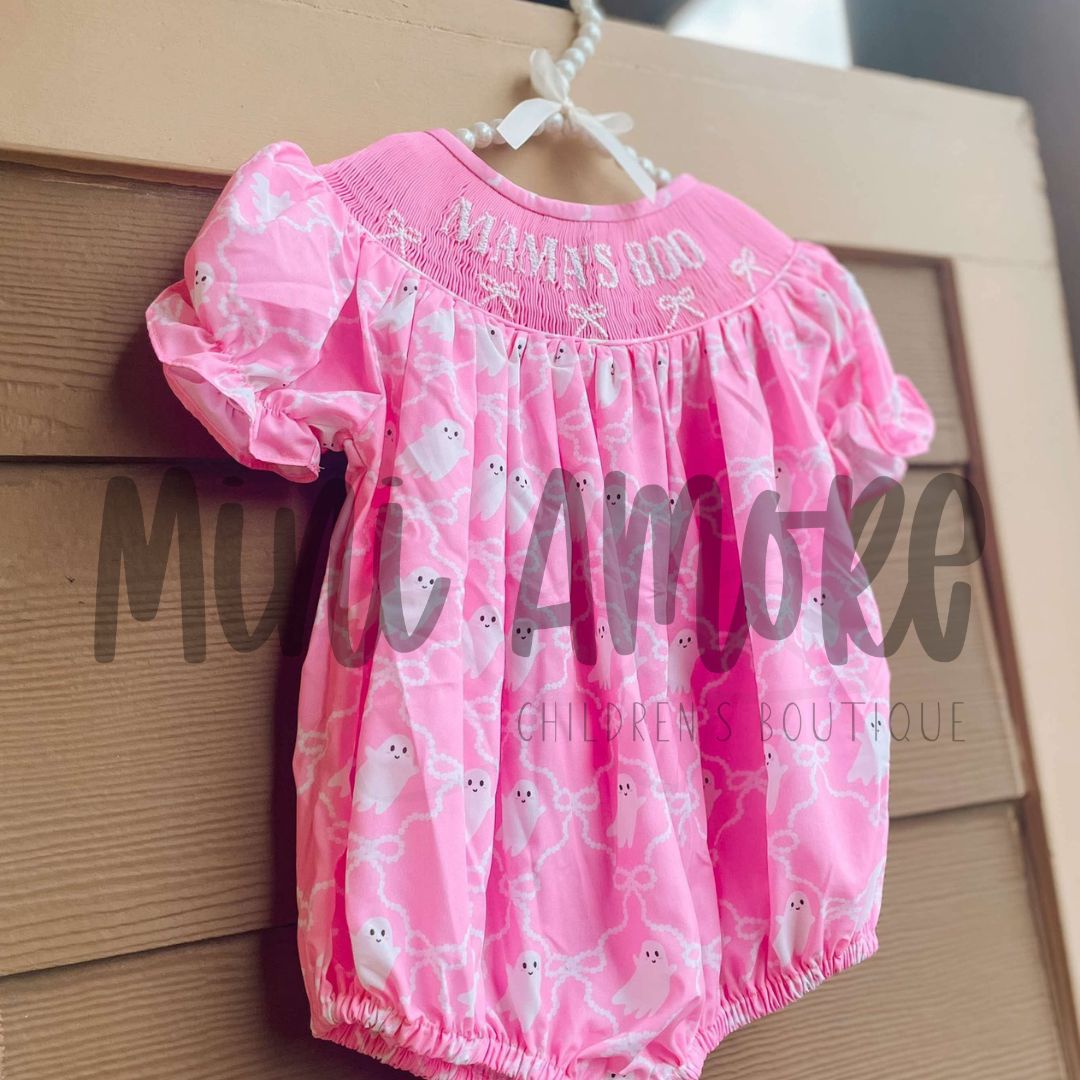 Pink Mama's Boo Smocks