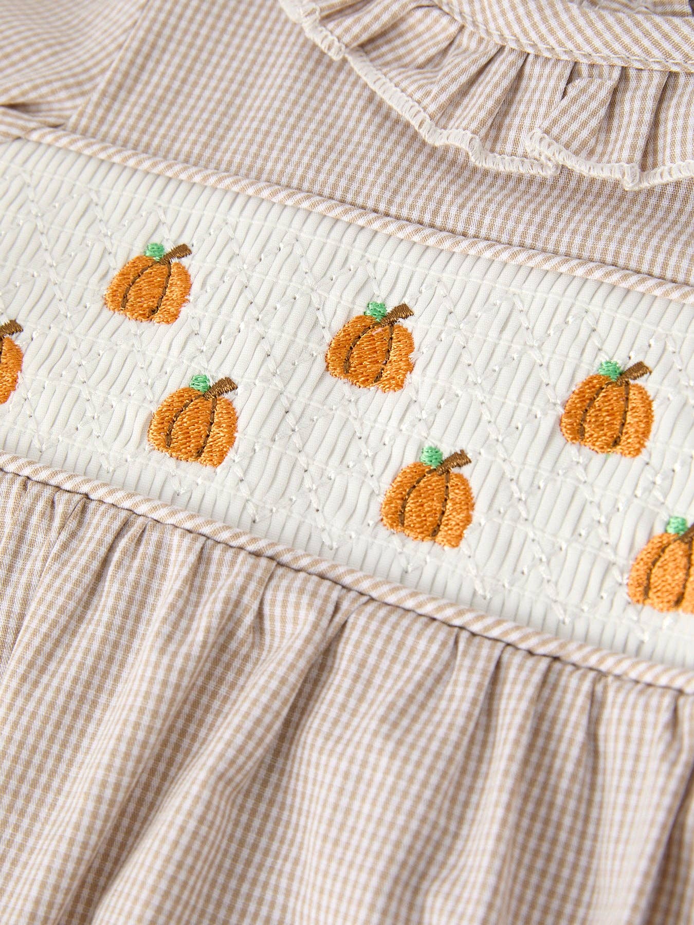 Beige Pumpkin Smock Bubble