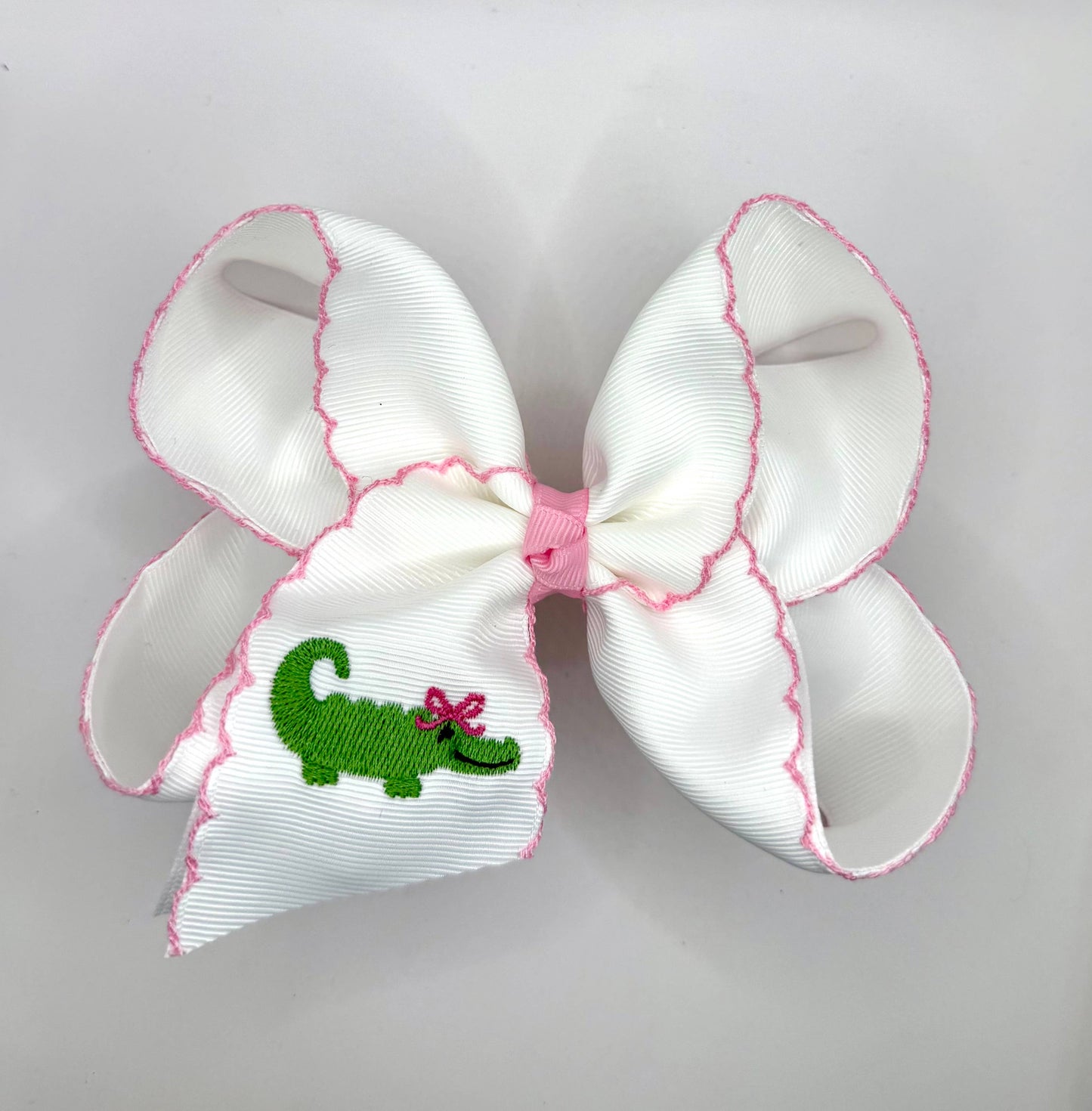 Alligator Moonstitch Bow