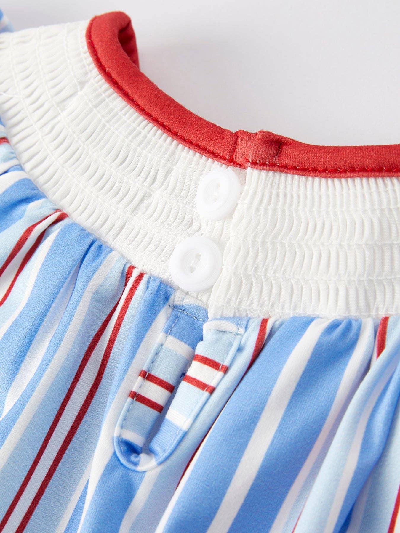 Girls Patriotic Smock Bubble
