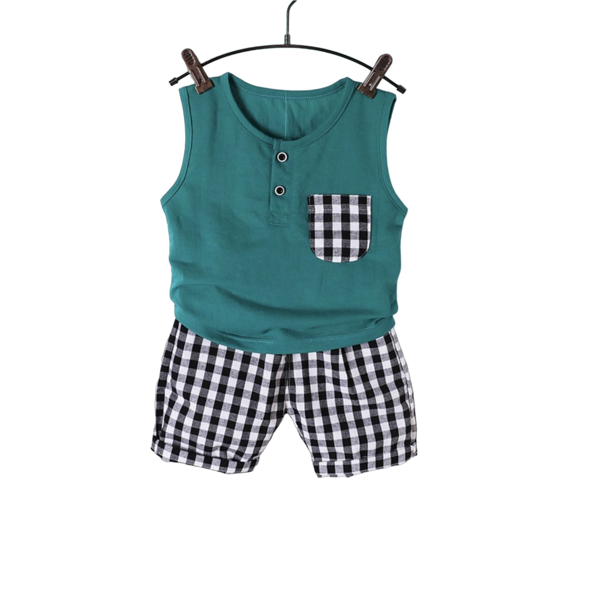 Plaid Pocket Set