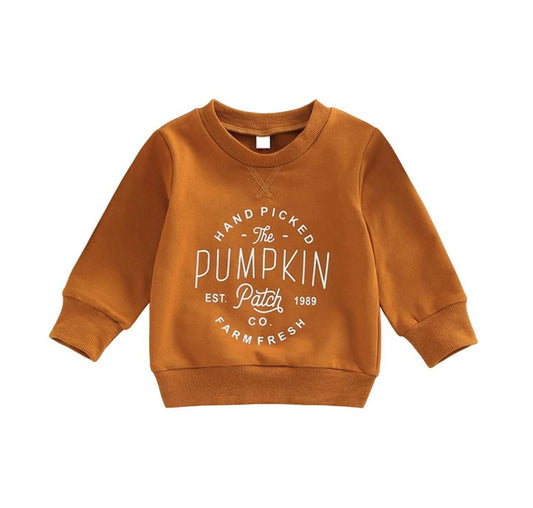 Pumpkin Crewneck Pullover