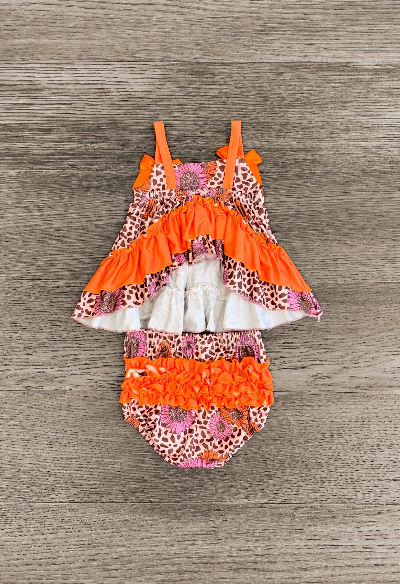 Floral Cheetah Bloomer Set