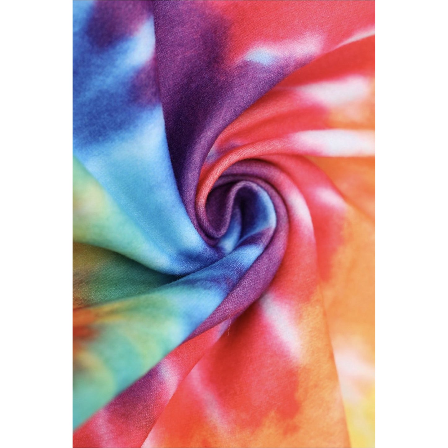 Twirl Tie Dye Ruffle Shirt