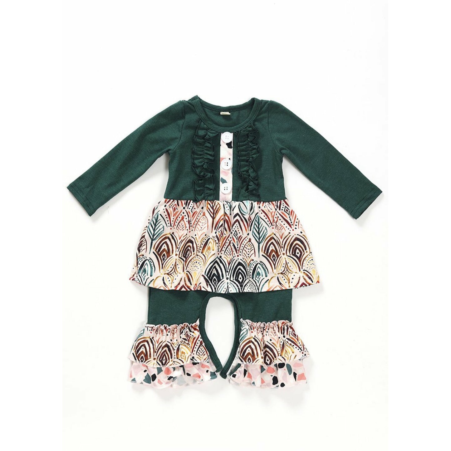Green Tutu Romper