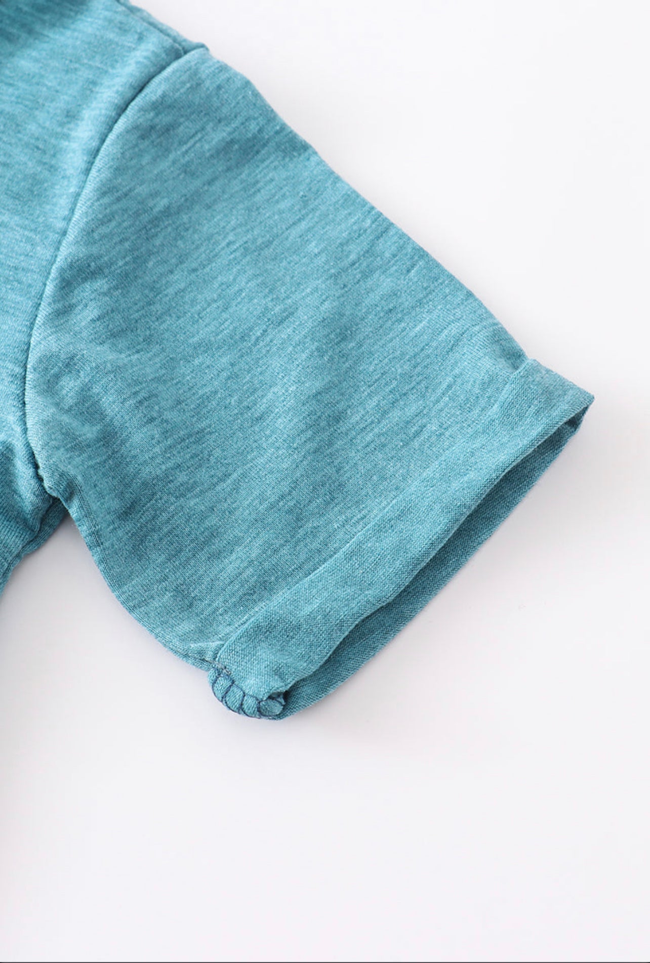 Teal Leopard Pumpkin Top