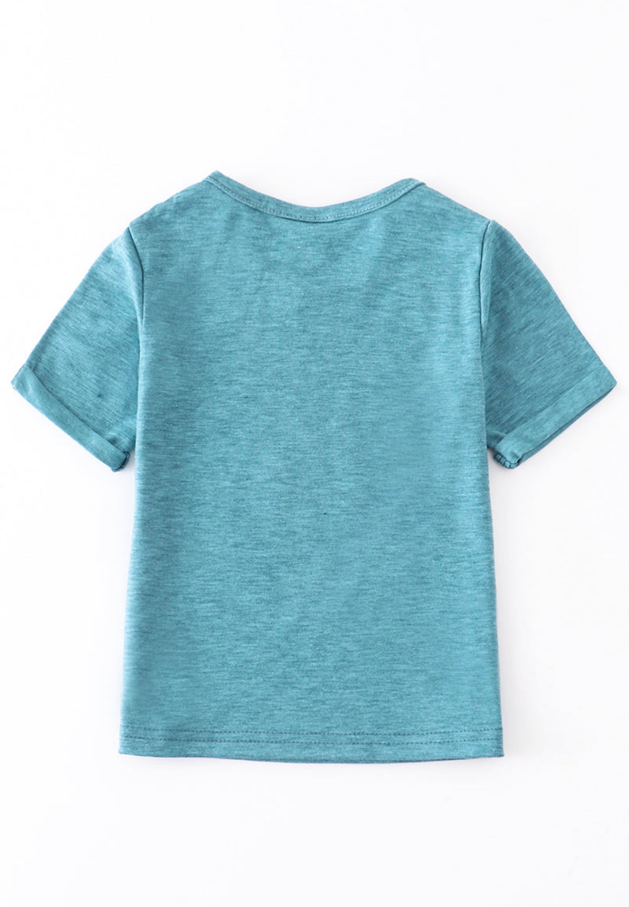 Teal Leopard Pumpkin Top