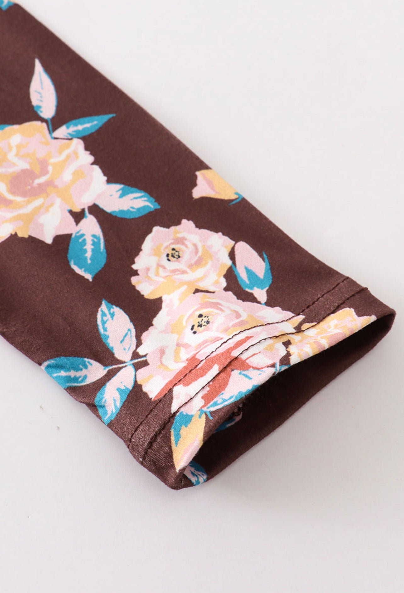 Blue Floral Suspender Dress