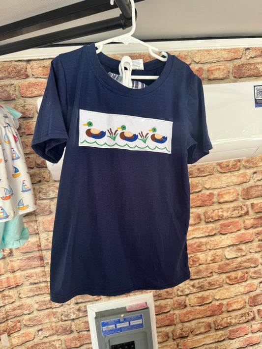 Blue Plaid Duck Set