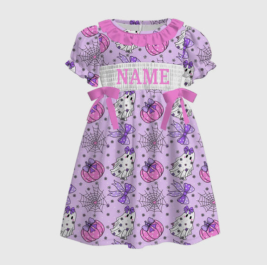 Purple Spider Web Custom Dress