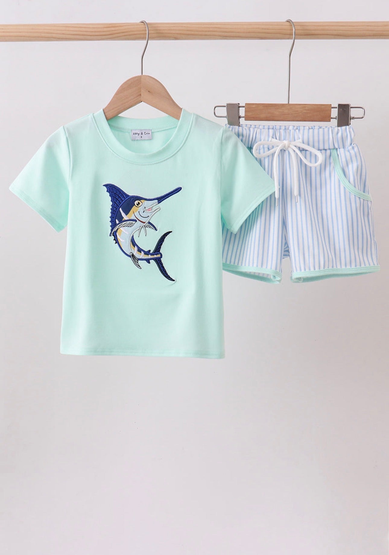 Mint Marlin Short Set