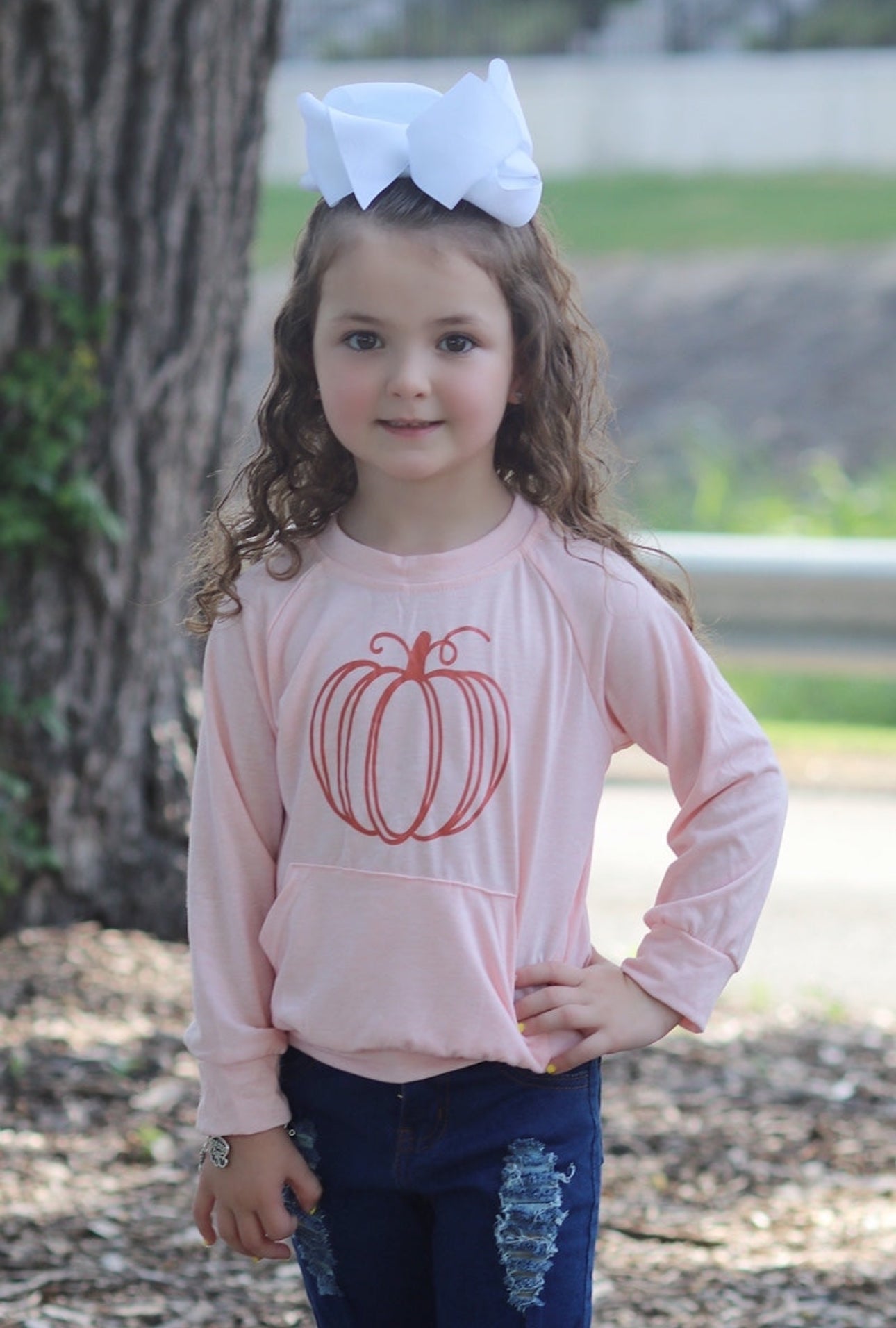 Pink Pumpkin Pullover