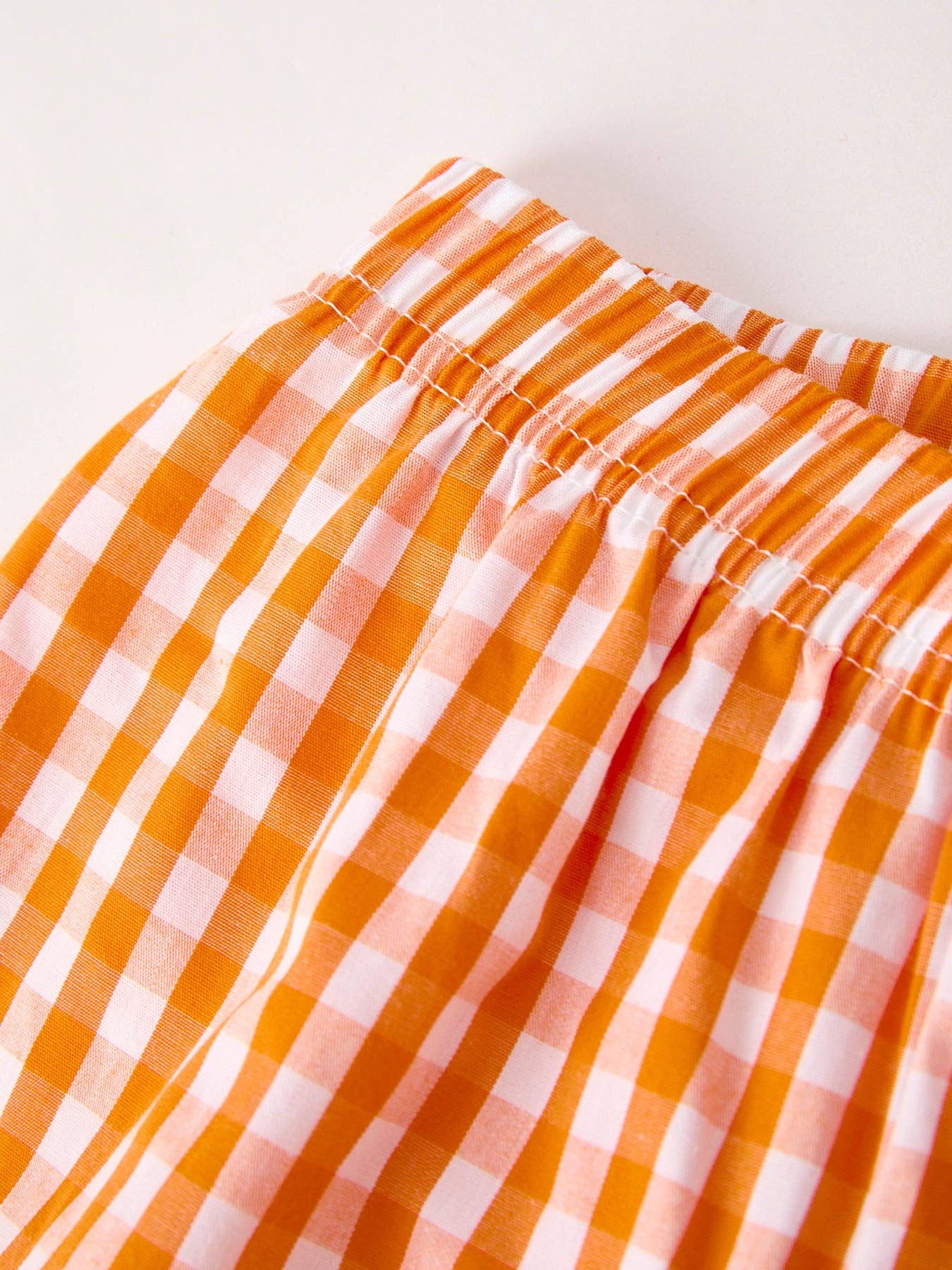 Fall Orange Check Set