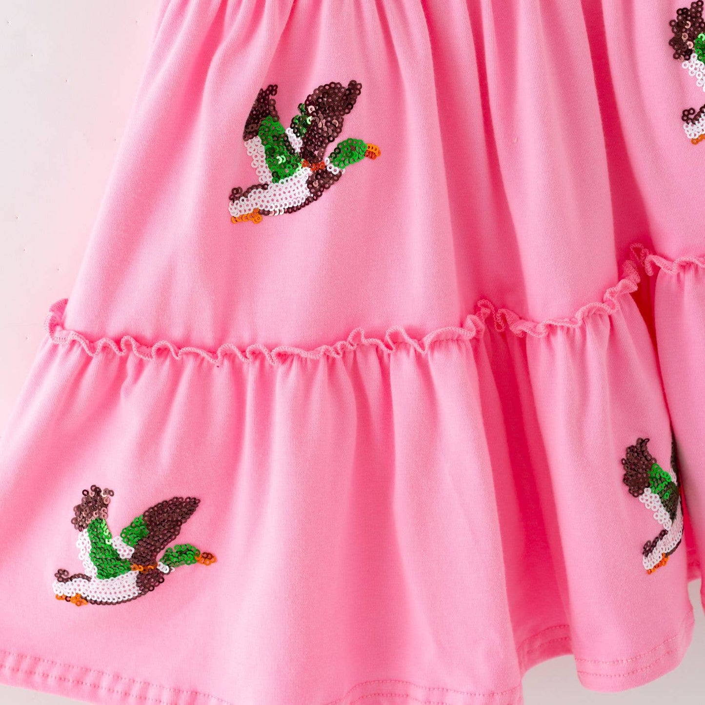 Duck Sequin Girls Dress