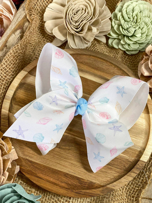 Seashell Hair Bow