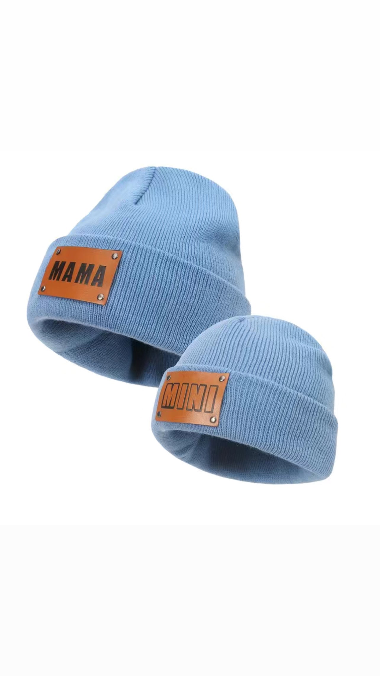 Mama & Mini Patch Beanies-More colors