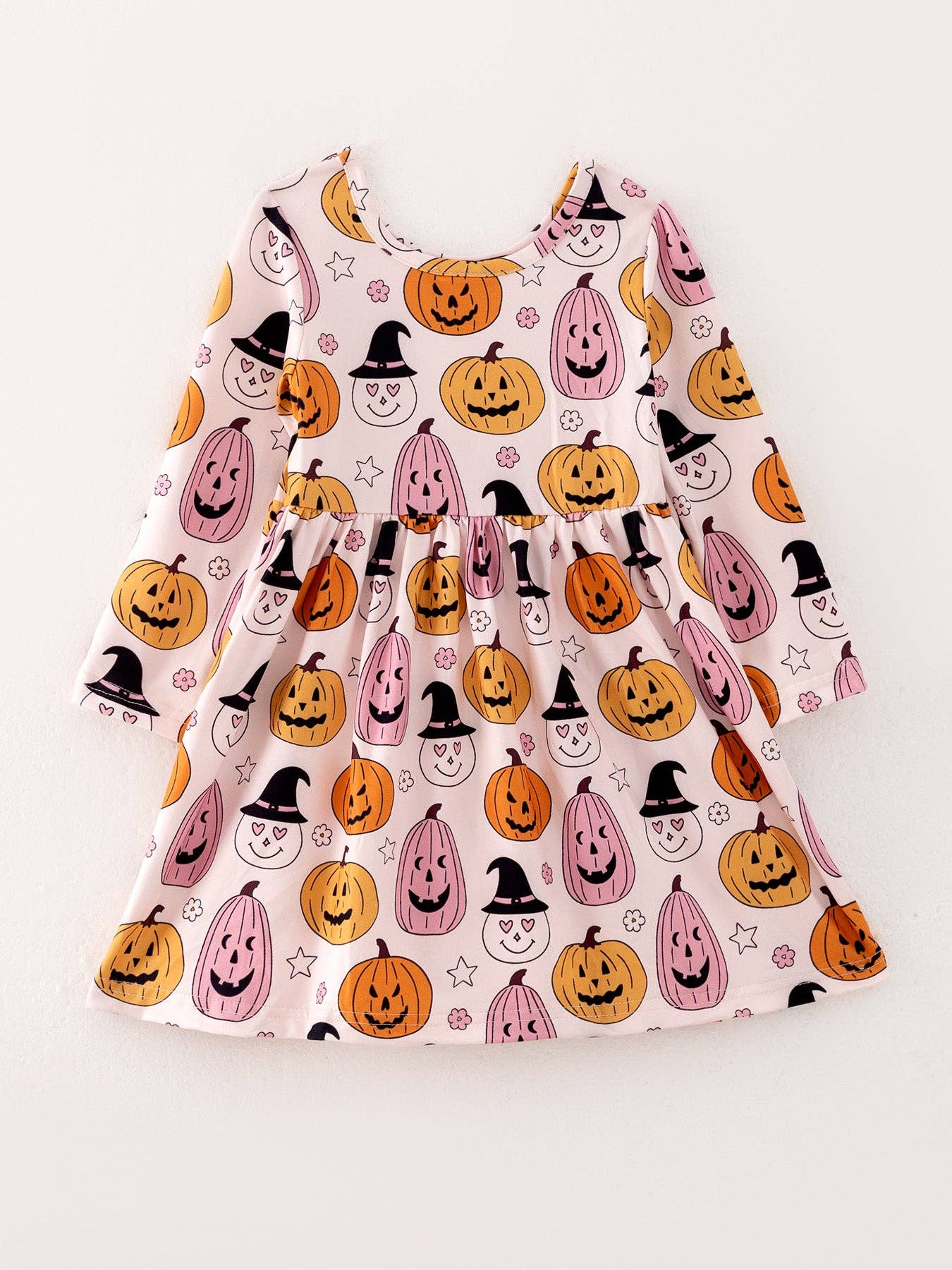 Girls Halloween Print Dres