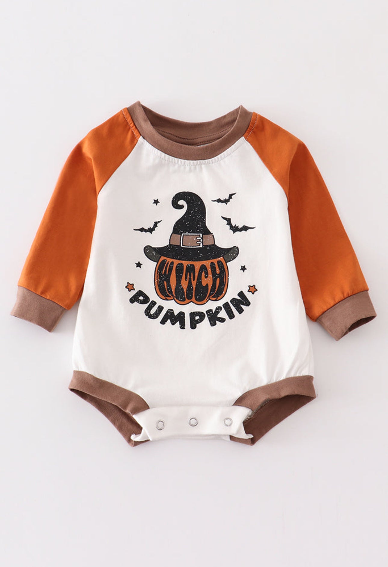 Halloween Witch Pumpkin Romper